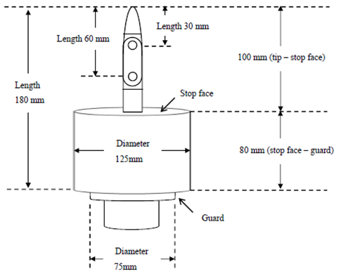 125mm圓檔板試驗指 125mm圓檔板試驗指